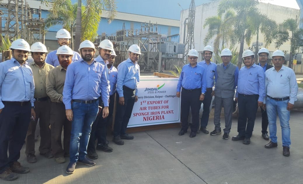 Read more about the article जेएसपी ने स्टील उत्पादन के लिए खास उपकरण नाइजीरिया भेजे