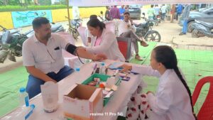 बीरगांव में नरेंद्र मोदी विचार मंच (राष्ट्रीय चिकित्सा प्रकोष्ठ) द्वारा रक्तदान महादान की एक पहल के साथ रक्तदान शिविर का आयोजन 3 बीरगांव में नरेंद्र मोदी विचार मंच (राष्ट्रीय चिकित्सा प्रकोष्ठ) द्वारा रक्तदान महादान की एक पहल के साथ रक्तदान शिविर का आयोजन IMG 20250713 WA0016