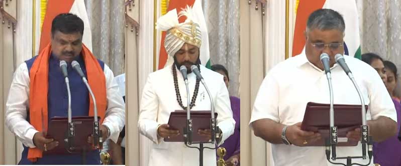 You are currently viewing राजेश अग्रवाल, गजेंद्र यादव व खुशवंत साहेब ने नए मंत्री के रुप में ली शपथ