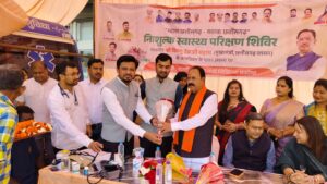 Read more about the article “स्वस्थ छत्तीसगढ़ – सशक्त छत्तीसगढ़” संकल्प के साथ भाजपा चिकित्सा प्रकोष्ठ द्वारा मुख्यमंत्री श्री साय के जन्मदिवस पर देवेंद्र नगर, रायपुर में नि:शुल्क स्वास्थ्य शिविर आयोजित