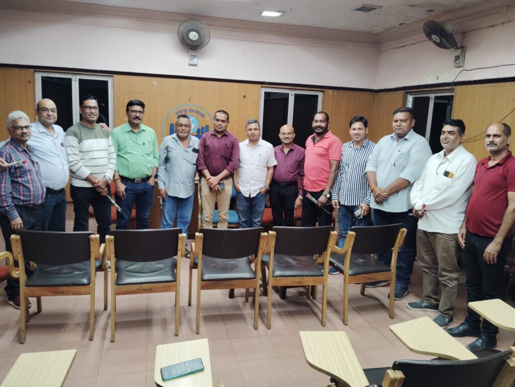 रायपुर प्रेस क्लब की नवनियुक्त कार्यकारिणी और प्रकोष्ठ संयोजकों का आत्मीय स्वागत