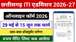 राज्य की शास. औद्योगिक प्रशिक्षण संस्थाओं (ITI) में प्रवेश हेतु ऑनलाइन आवेदन 29 मई से 