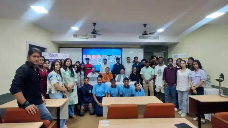 मैट्स के विद्यार्थियों ने “नशा मुक्त मायभरत” का लिया संकल्प
